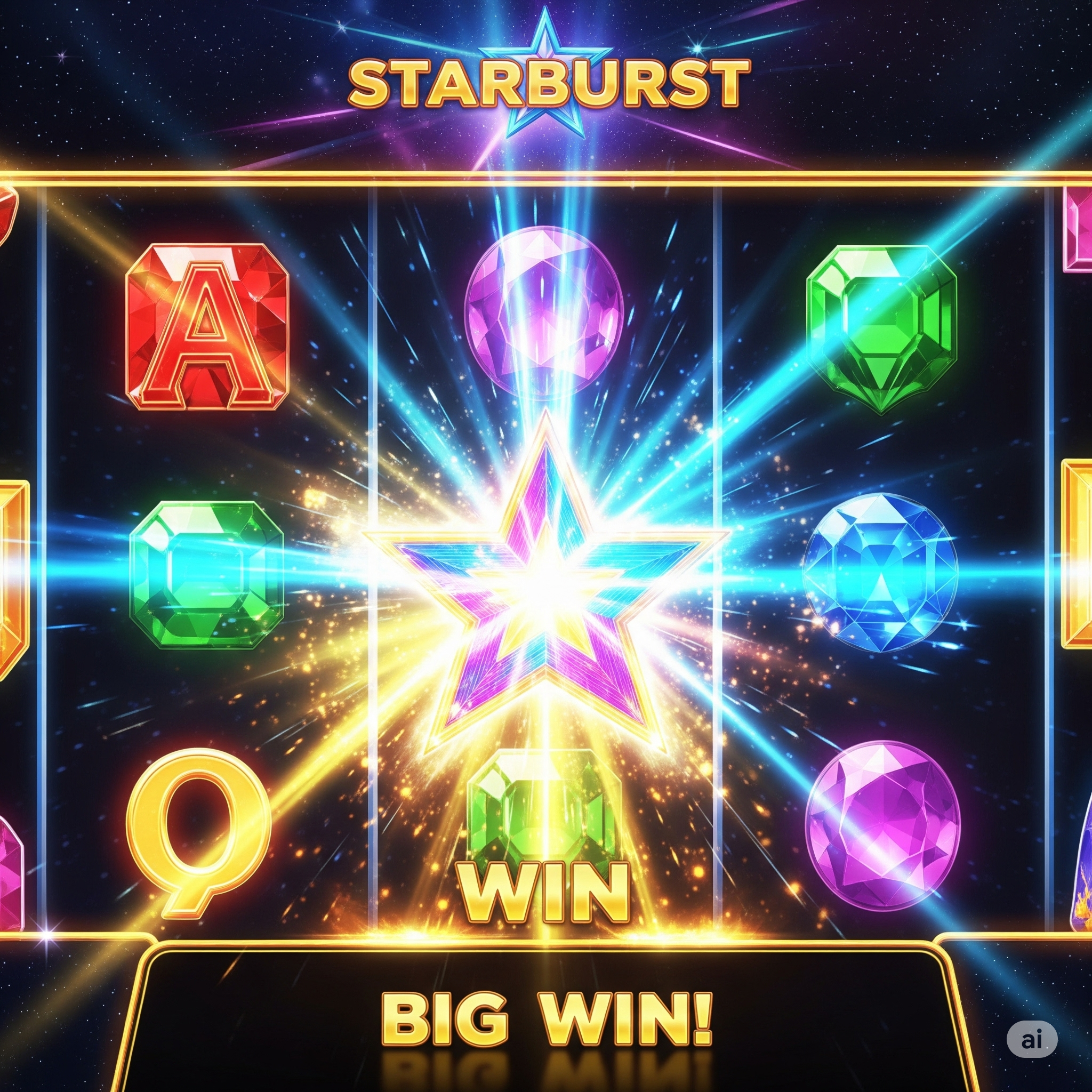 Механика расширяющихся символов в слоте Starburst