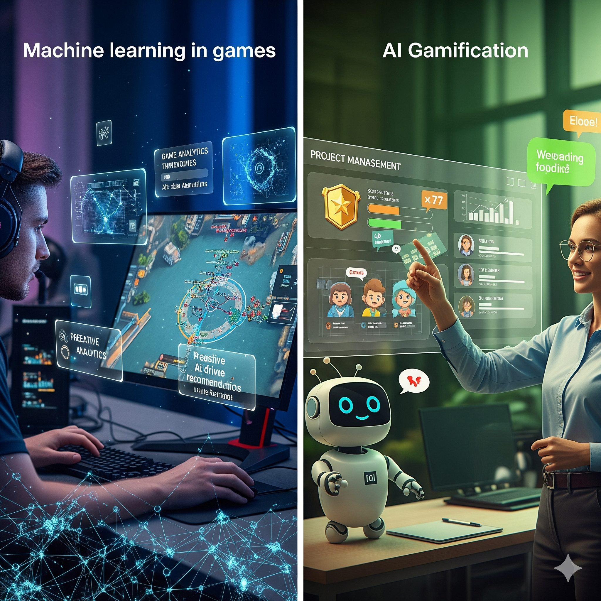 Машинное обучение в играх и AI-геймификация
