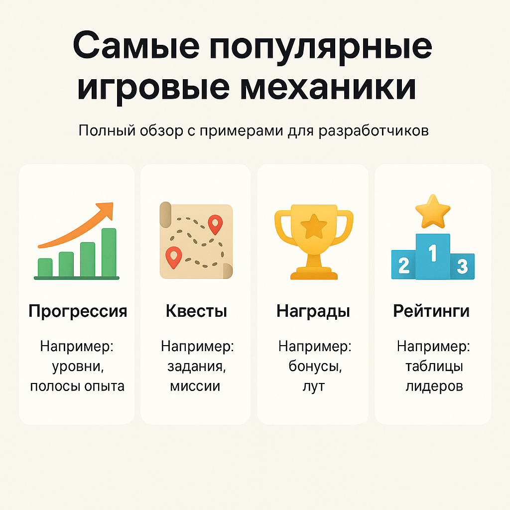 Самые популярные игровые механики: полный обзор с примерами для разработчиков