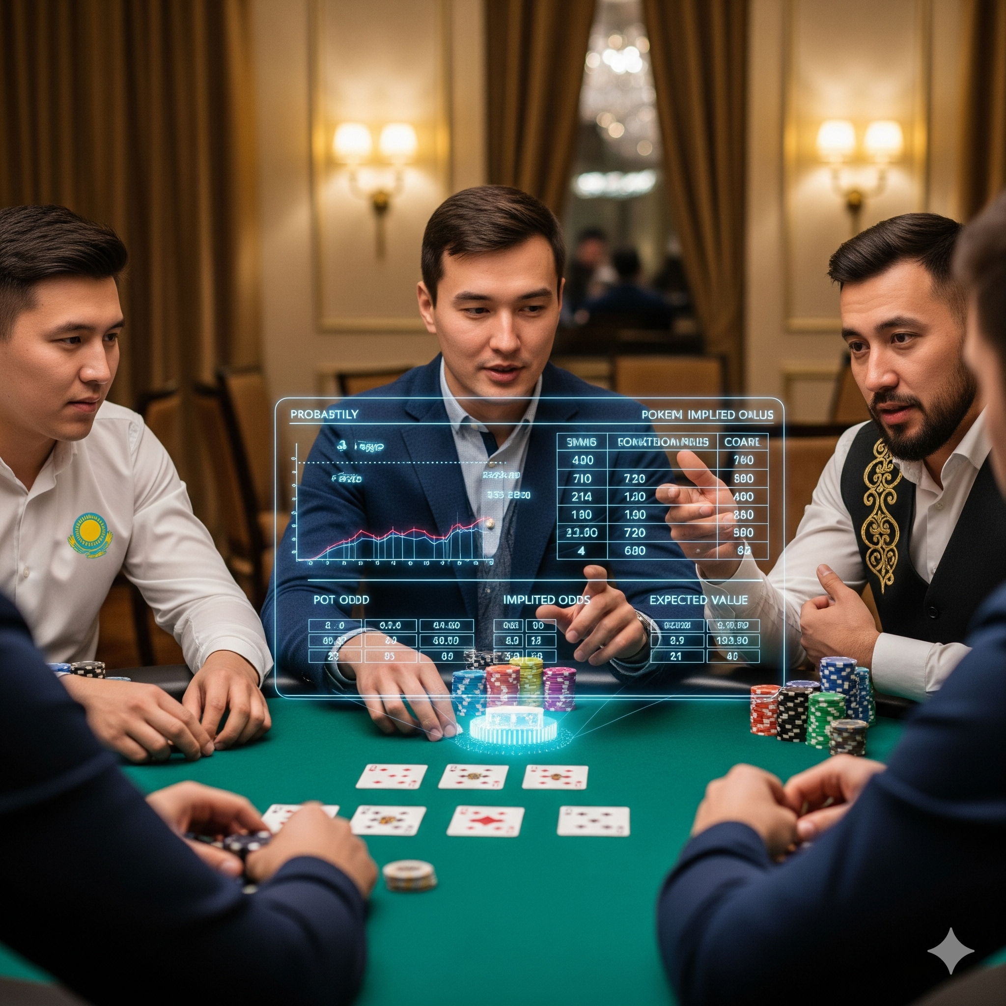 Математика покера и расчет шансов для игроков Казахстана