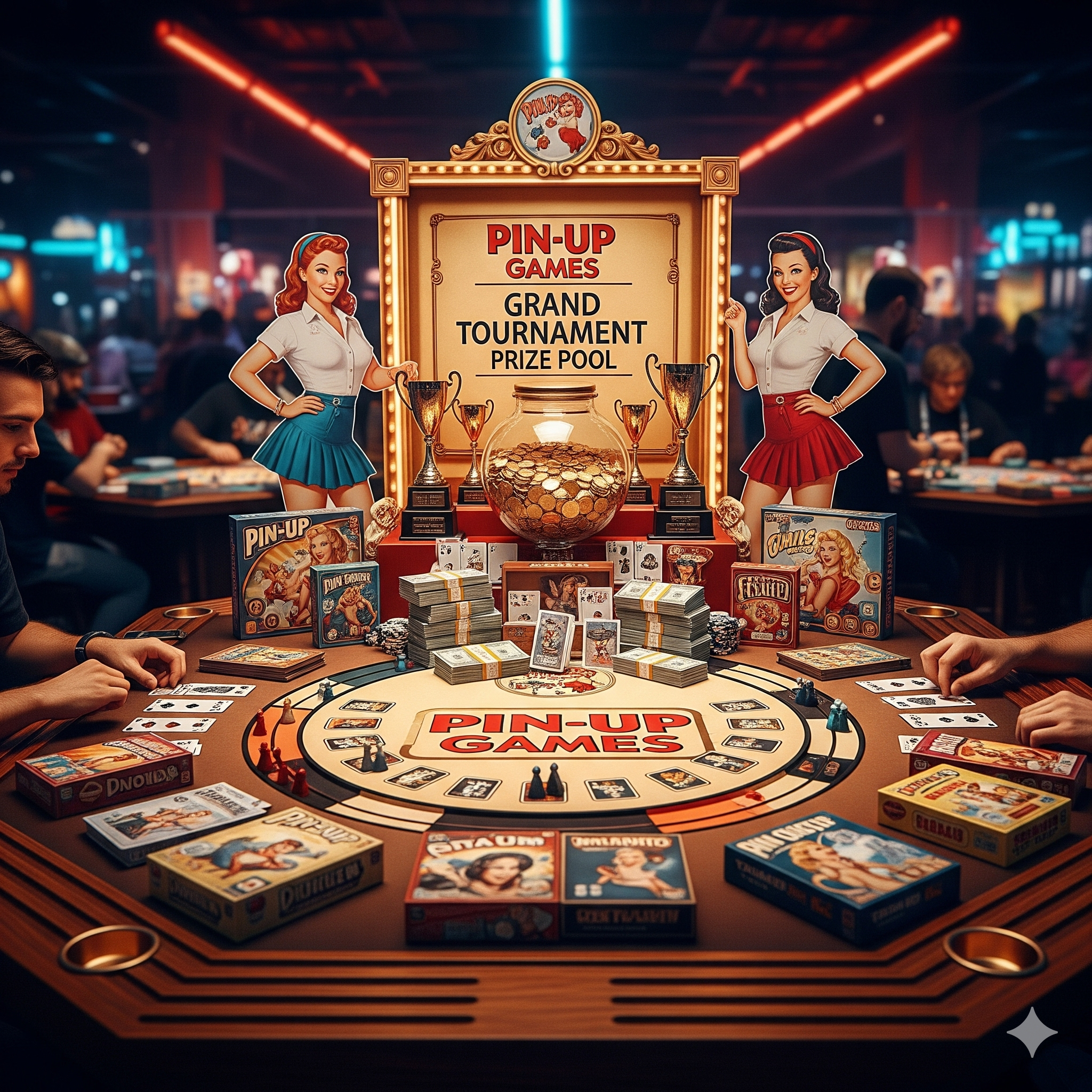 Турнирная таблица Pin-Up Games с призовым фондом