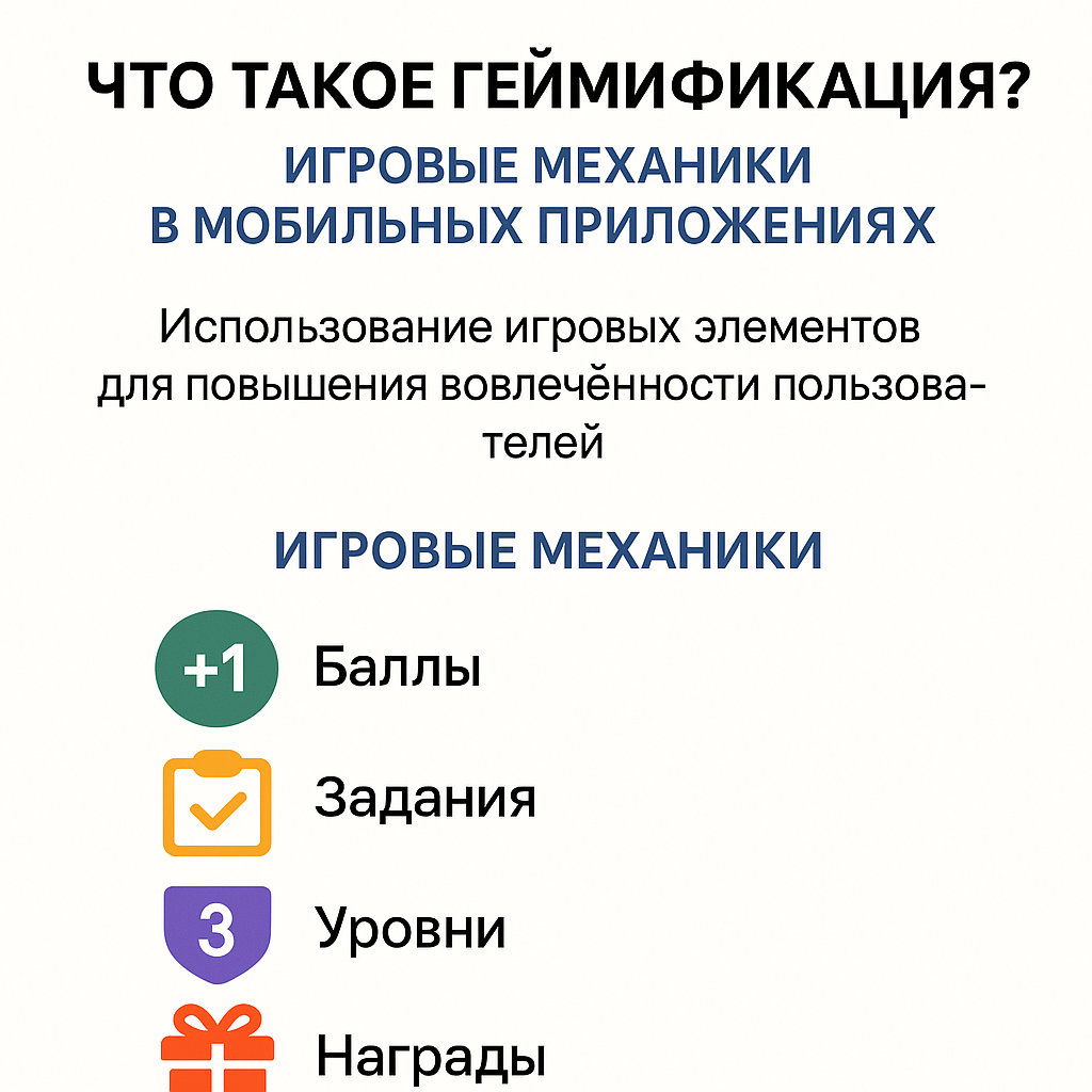 Что такое геймификация и игровые механики в мобильных приложениях